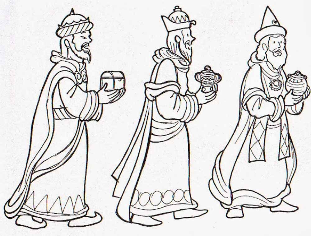 Dibujos De Los Reyes Magos Para Colorear Reyes Magos Dibujo Para