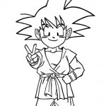 Imagen de Goku dragon ball GT niño pra
