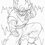 Imágenes de Son Goku para colorear e il