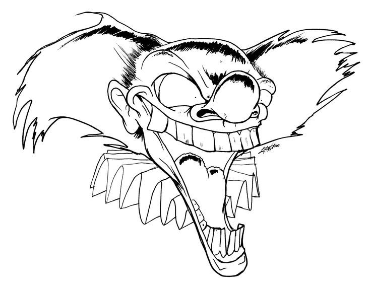 Scary Coloring Pages Dibujo Para Imprimir Scary Coloring Pages Dibujo Para Imprimir